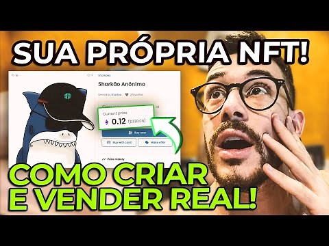 COMO CRIAR E VENDER SUA PRÓPRIA NFT DE GRAÇA! TOTALMENTE DE GRAÇA! TUTORIAL OPENSEA!