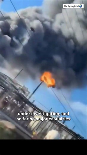 🔥 SHOCK FIRE at Texas Oil Refinery | Massive Smoke, Emergency Response 🚨