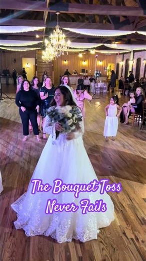 The Bouquet Toss Never Fails! Houston, Texas