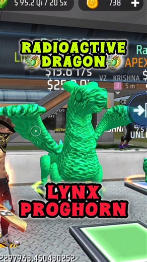 new Radioactive Dragon Limited pet, Lynx and Pronghorn Apex Pets