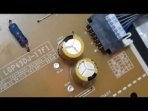 LG 43LK5700 PSC TV power supply modification to prevent LED burnout.