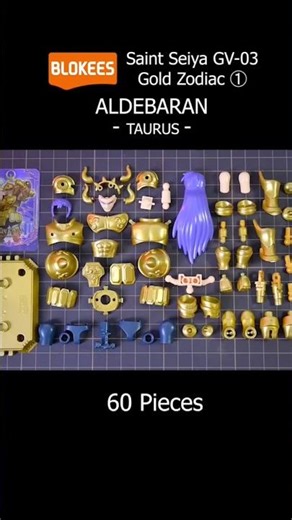 ALDEBARAN - TAURUS Blokees Saint Seiya GALAXY VERSION 03 – Gold Zodiac ① Blokees Unbox and Assemble