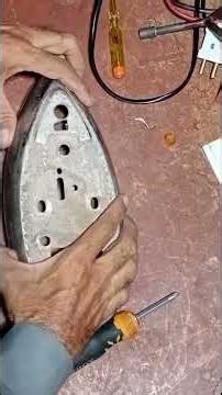 ELectric Iron wire change and service