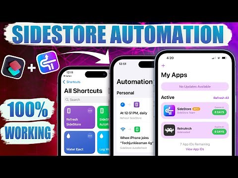 Sidestore Auto Refresh: Set It & Forget It | Apps Never Expire!
