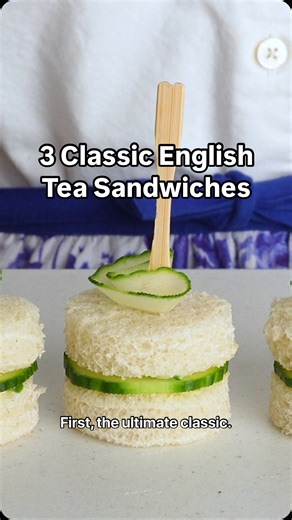 Jee Choe | Iced Tea + Matcha + Afternoon Tea on Instagram: "These 3 tea sandwiches are classics and you’ll find them on almost every afternoon’s menu. They’re bite-sized, delicate, and delicious! Comment “recipe” and I’ll DM you my most popular tea sandwich recipes! https://www.ohhowcivilized.com/tea-sandwiches-tea-parties/ #afternoontea #teatime #teasandwiches #fingerfood #sandwichesofinstagram"