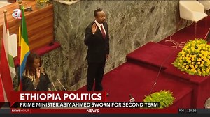 4.8K views · 267 reactions | Ethiopia's Prime Minister Abiy Ahmed was sworn in on Monday for a second five-year term. For many, Ahmed is a contentious figure, whose rule has been marred by conflict in the country's northern Tigray region. | A News | Facebook