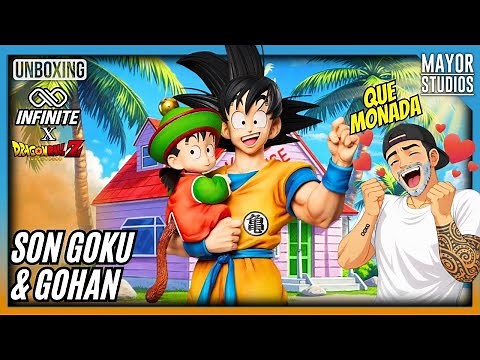 Son Goku & Gohan by Infinite Studio! Unboxing y Review