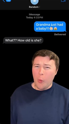 Daniel Fratello on Instagram: "Texting Random Numbers!📱😂: MY GRANDMA HAD A BABY!!! 👶🏻😱 #comedy #prank #text #viral"