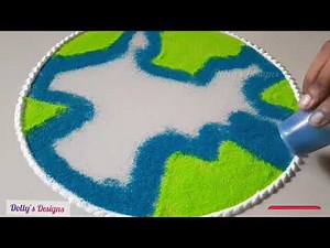 World Environment Day 2021 | Rangoli design on World Environment Day | Save Earth | Go Green