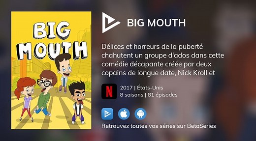 Vidéo : Voir la série Big Mouth en streaming légal complet