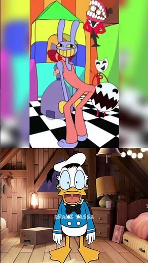 Donald Duck gets goosebumps from the Amazing Digit #animated #funny