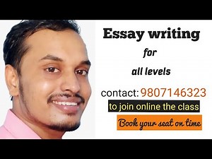 Essay writing class 12 (English)