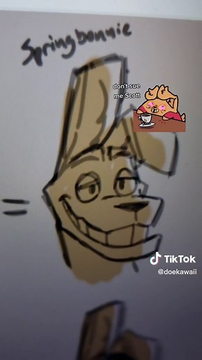 How to Draw Springtrap from Five Nights at Freddy's