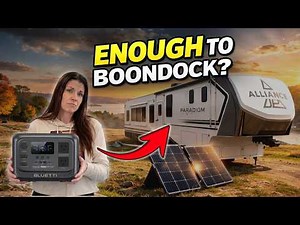 Can a Portable Power Station Run a 40ft Fifth Wheel? Real Boondocking Test