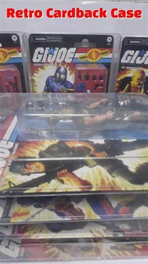 GI JOE Classified Retro Cardback PET Case #gijoe #cobra #classified #figure #collection #shorts