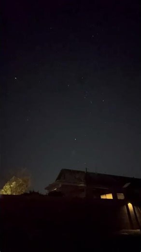 Stars Passing Quietly | Clear Night Sky ✨🌌