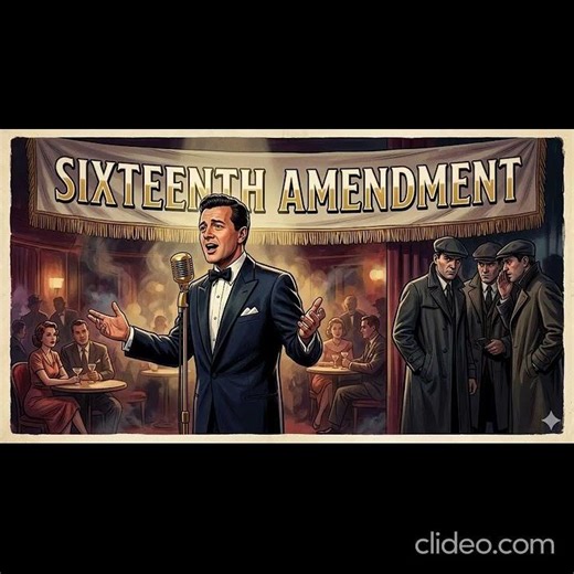 The Sixteenth Amendment Song, sung by Vic Lauderdale, #aivideo #irs, #constitution,#1960s era,