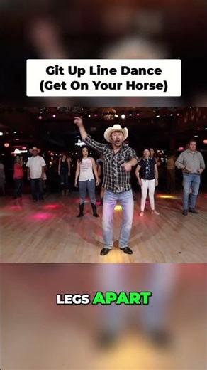Git Up Line Dance (Get On Your Horse) #shorts