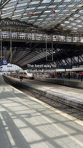 Trainline; the easiest way to book trains across Europe 🚅. #europe #travel #trains #trainline #Germany #Vienna #Austria #Paris #app #travelapp