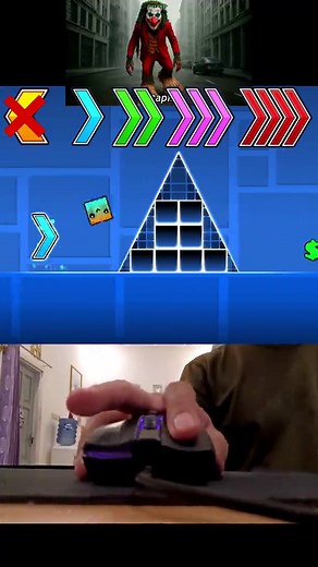 Geometry Dash 5 Speed Challenge Gameplay