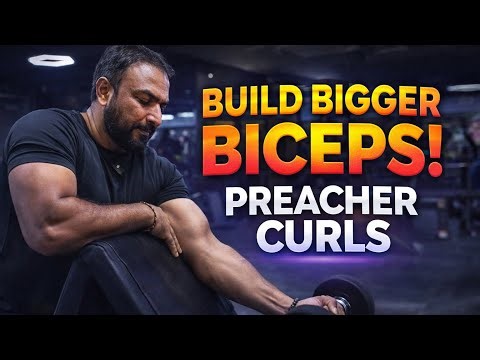Preacher Curl Form Guide | Build Bigger Biceps with Dumbbells
