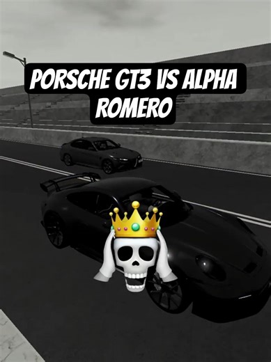 PORSCHE GT3 vs Alfa Romeo DRAG RACE 🏁 #roblox #racing