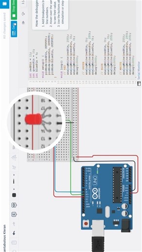interface RCGB lED light#arduino #arduinoproject #automatic #robotics #engineering
