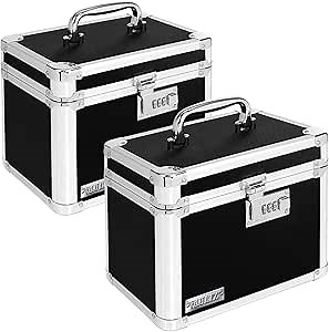 Vaultz Locking Accessories Pouch, 7x10 Inches, Berry (VZ03989)