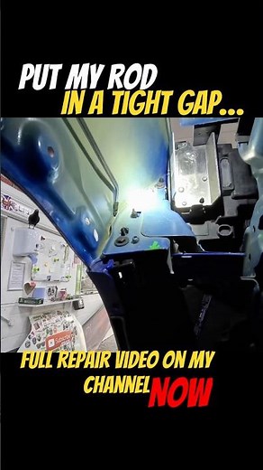 Using PDR tools to FIX hard to reach areas! #paintlessdentremoval #carrepair