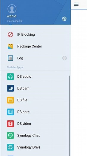 How to use Synology DSM 7.2 on mobile device