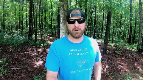 American history found in river: Antique bottle treasure