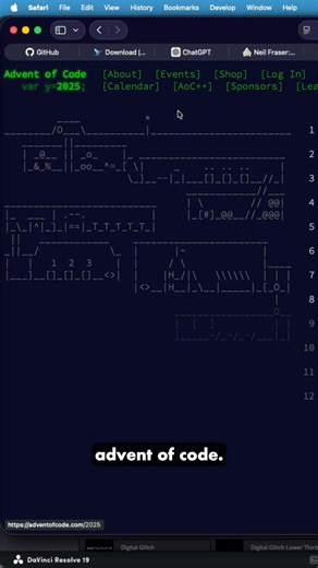 Checkout coding contest for every aspiring competitive programmer at https://adventofcode.com/