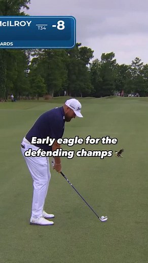 423K views · 3.2K reactions | An eagle on the card in alternate shot for @RoryMcIlroy and @ShaneLowryGolf ☘️  PGA TOUR LIVE | PGA TOUR | Facebook