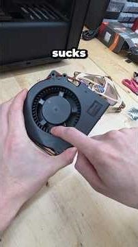 this PC case fan blows. literally.