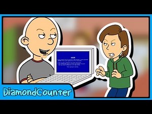 Classic Caillou Deletes System32 On His Dad's Laptop And Gets Grounded