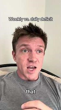 Weekly vs. daily calorie counting