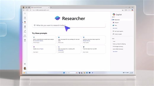 Microsoft agrega los agentes de razonamiento profundo Researcher y Analyst en el asistente Microsoft 365 Copilot