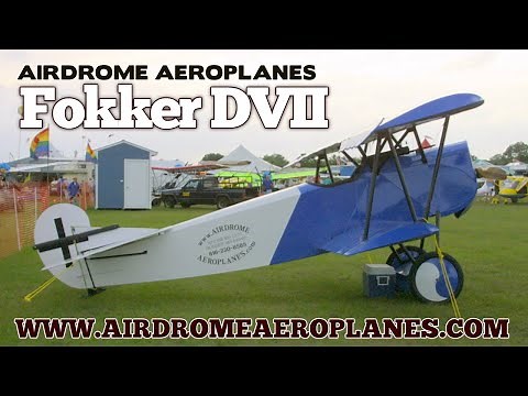 Fokker DVII Replica, Experimental Aircraft Kit, by Airdrome Aeroplanes