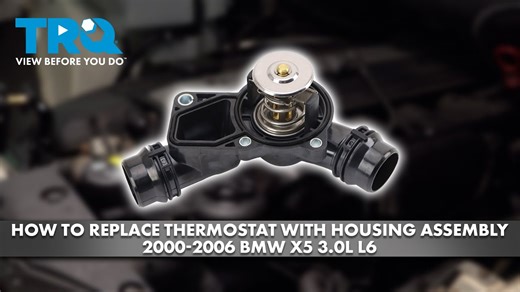 How to Replace Thermostat with Housing Assembly 2000-2006 BMW X5 30L L6