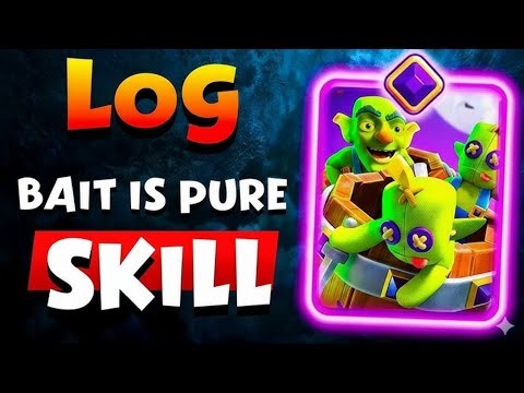 LOG BAIT IS PURE SKILL! (Evo Goblin Barrel Masterclass)