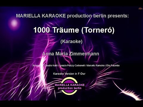 Anna Maria Zimmermann 1000 Träume (Karaoke Version)