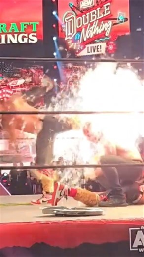 Throwback to the Exploding Superkick - Double or Nothing '23 - Ringside #wrestling #aew