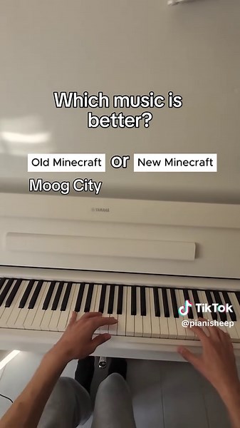 Old Mc music vs New Mc music: Which is better? #fyp #piano #music #minecraft #nostalgic