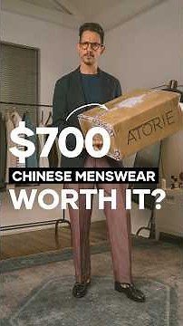 $700 of Chinese menswear! Is it worth it!? I was surprised with this one.