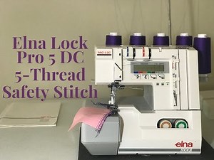 Threading the Elna Lock Pro 5 DC - Part 3- 5-thread safety stitch