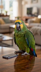 Parrot chooses what he lacks #parrots #humor #shorts