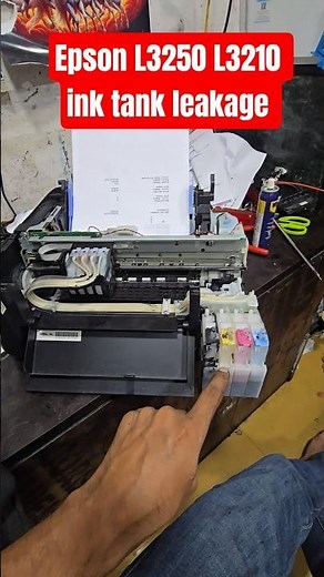 Epson L3250 L3210 Printer Ink Tank Leakage Problem Solutions
