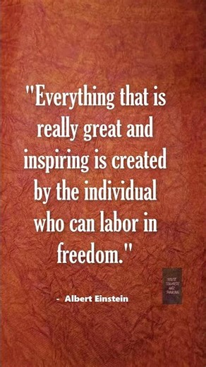 #shorts | Albert Einstein Quote | Quote | #quotes #motivation #rtwt #wise #life #inspiring #freedom