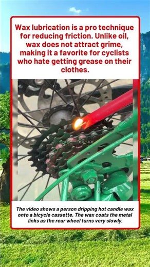 Applying Candle Wax For A Clean And Quiet Bike Chain