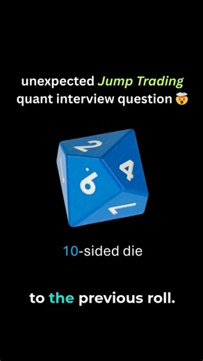 QuantProf on Instagram: "Can you solve this jump trading quant interview problem? #quant #quantfinance #math"